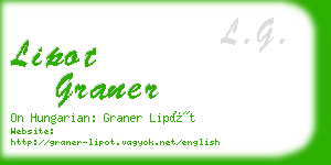 lipot graner business card